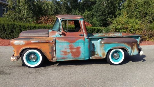 57 Chevy 3100 Patina LS LM7