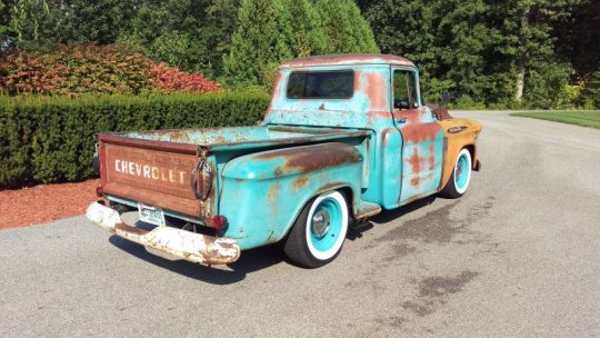 57 Chevy 3100 Patina LS LM7