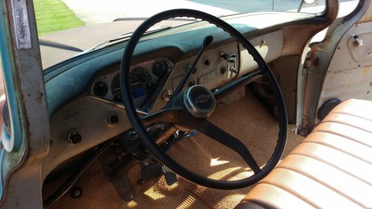 57 Chevy 3100 Patina LS LM7
