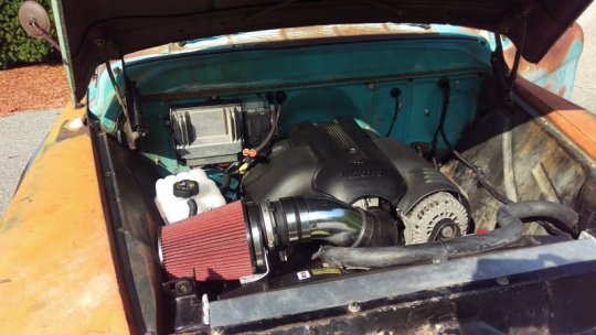 57 Chevy 3100 Patina LS LM7
