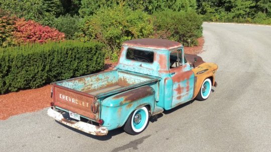 57 Chevy 3100 Patina LS LM7