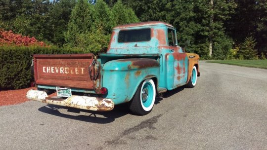 57 Chevy 3100 Patina LS LM7
