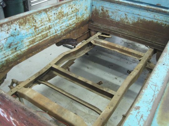 57 Chevy 3100 Axle Over C-Notch