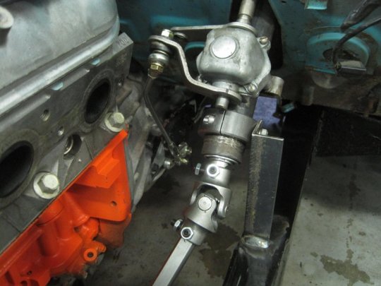 57 Chevy 3100 Power Steering Conversion Automatic Transmission Linkage