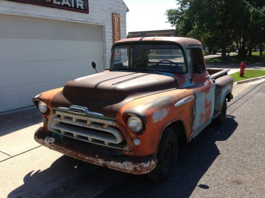 57 Chevy 3100 Patina